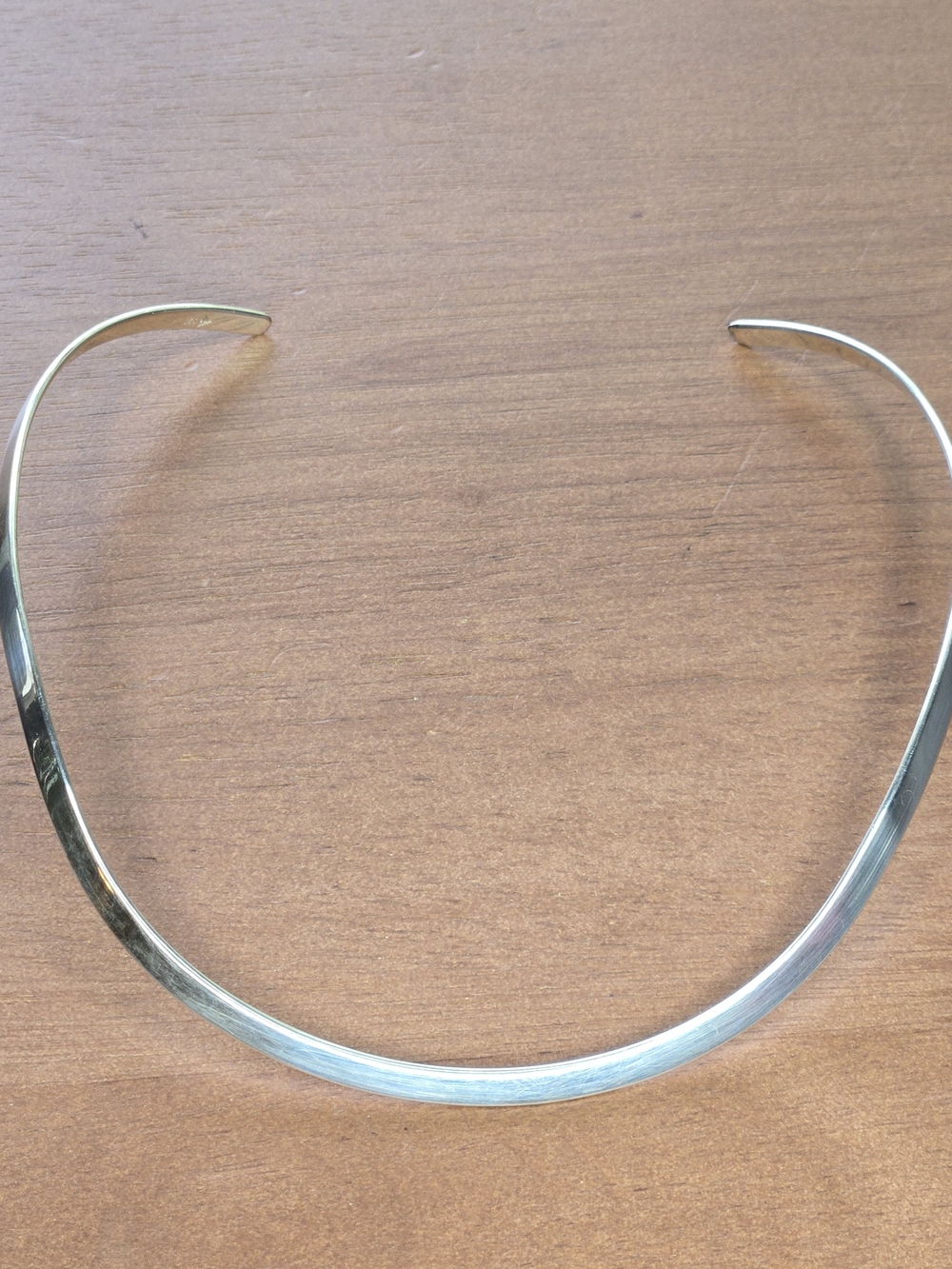 925 Sterling Silver Choker Open Back Cuff Collar Choker Silpada 1oz Necklace